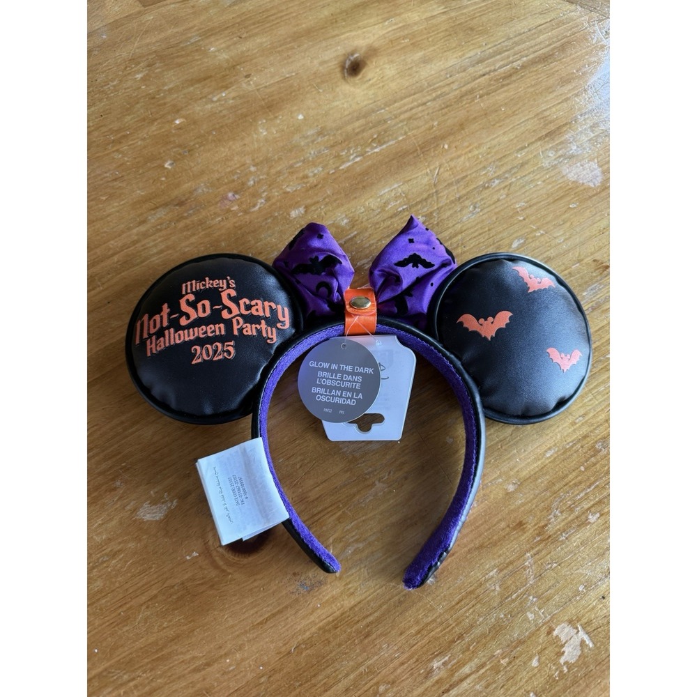 Disney Parks Mickey's Not So Scary Halloween Party 2025 Castle Ears Headband NWT - Picture 2 of 2